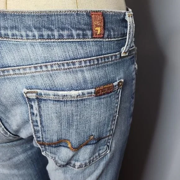 7 For All Mankind 7FAM Bootcut Jeans Size 29 - Picture 2 of 16